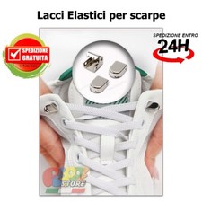 set Lacci Elastici Bianco per