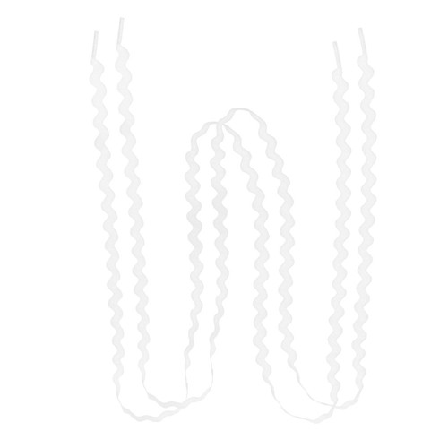 Lacci scarpe bianchi piatti - ,